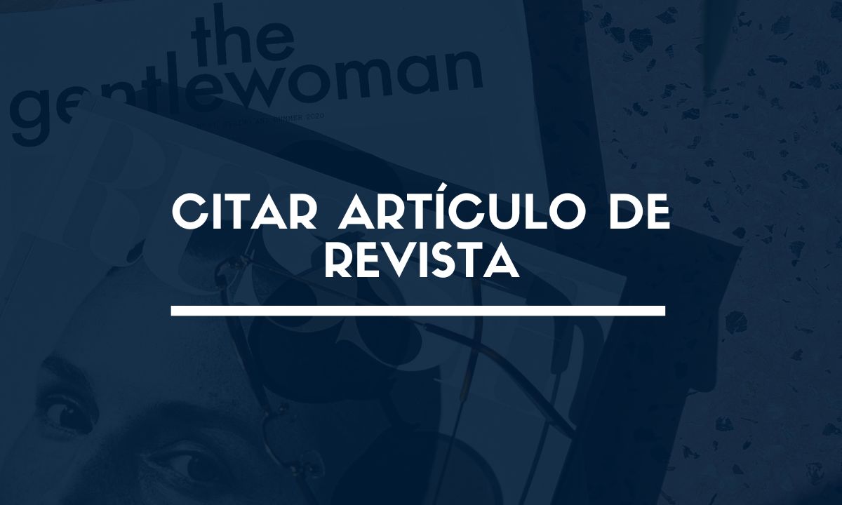 Artículos de Revistas