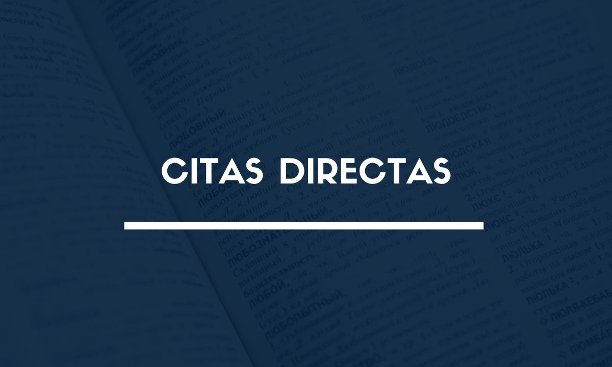 Citas directas